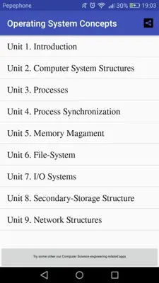 Operating System Concepts android App screenshot 8